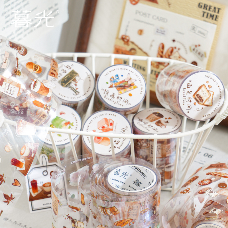 Art Craft Bakery - 빈티지 가을 베이커리 푸드 PET 다이컷