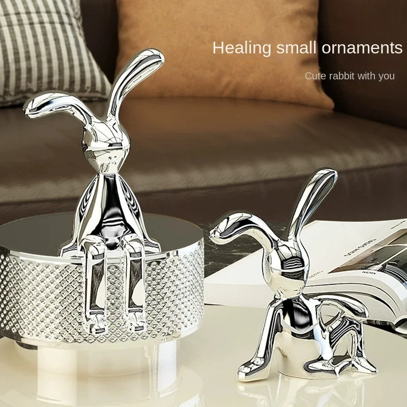 Art Craft Rabbit - [MGT] 황금 실버 토끼, 유럽 독창성,