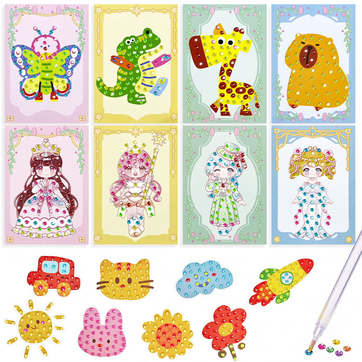 Art Craft Number - 16종 보석 키트 DIY 미술 공예