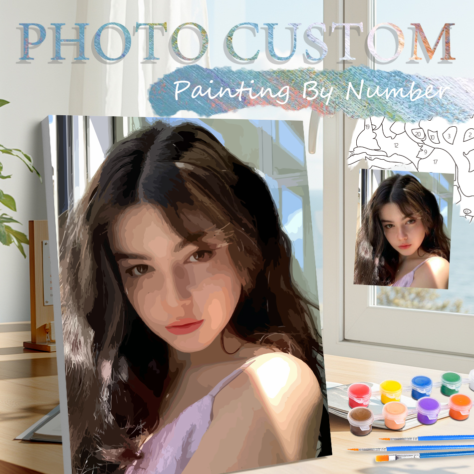숫자로 사진 사용자 정의 그림 아크릴 페인트 세공 벽  - Art Craft Number 리뷰 및 가격