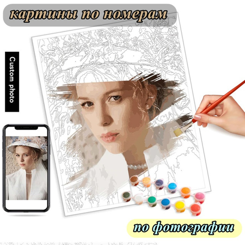 숫자로 사진 사용자 정의 그림 아크릴 페인트 세공 벽  - Art Craft Number 리뷰 및 가격