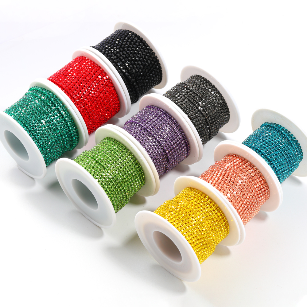 SS4-SS16 레드 그린 유리 라인석 컵 체인 반짝이 - Art Craft Cup 리뷰 및 가격
