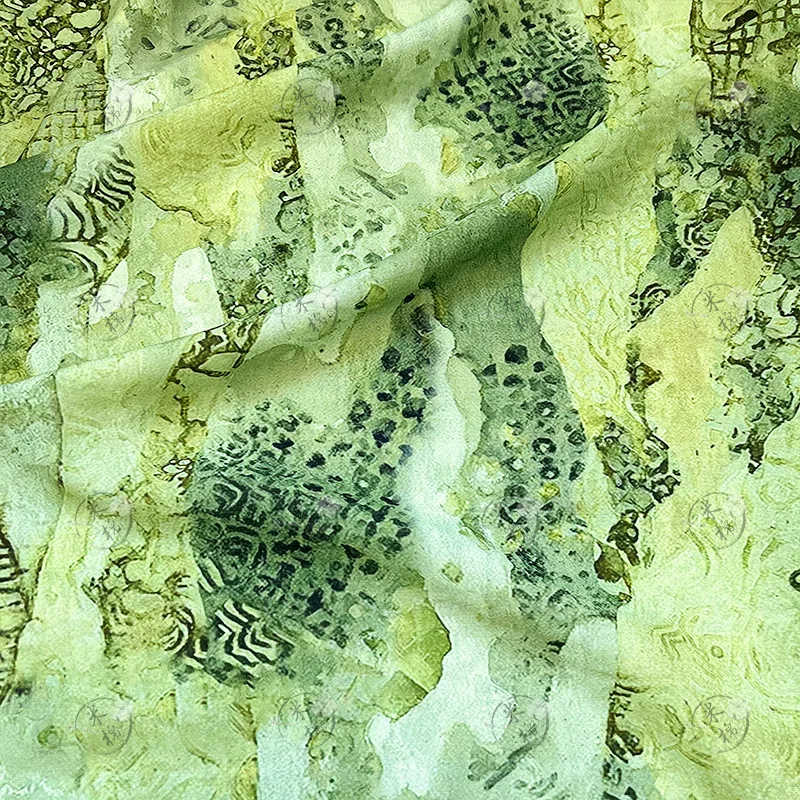 녹색 잉크 염색 유화 스타일 브로케이드 면직물 부드러운 - Silk Painting Dye 리뷰 및 가격