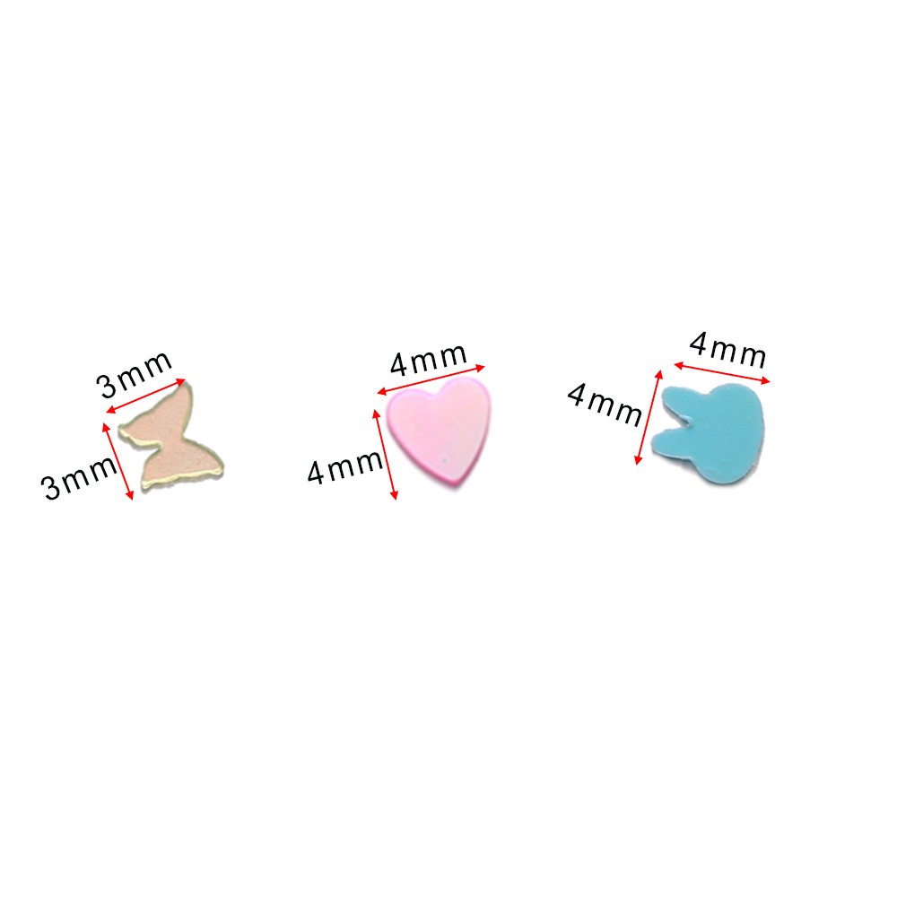 10g 나비 장식 조각 레이저 반짝이 장식 조각 에폭시 - Art Craft Rabbit 리뷰 및 가격