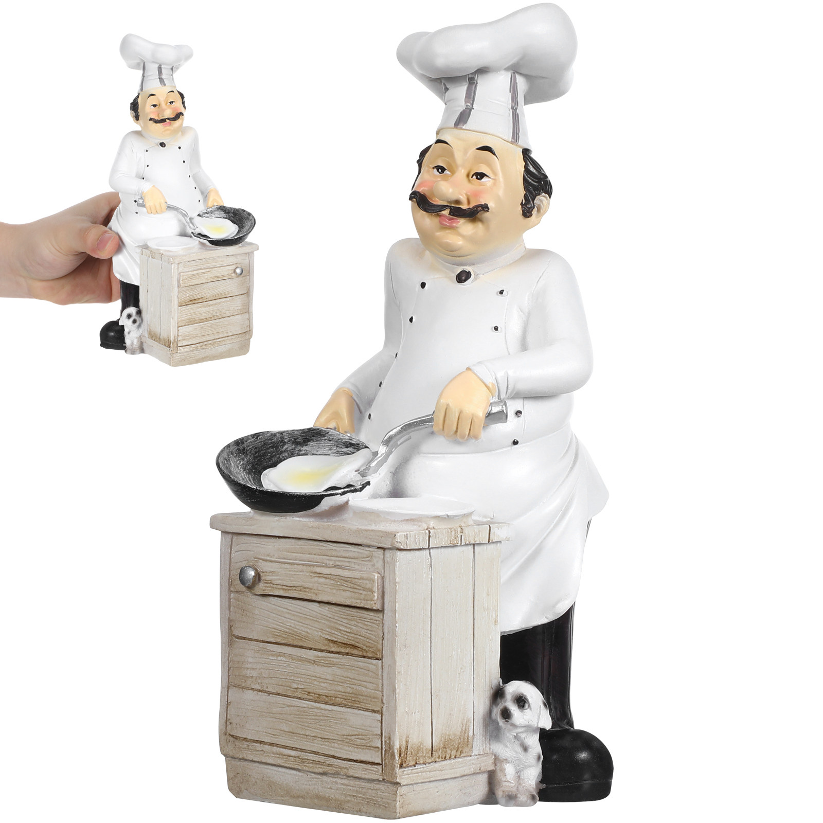 흰색 레진 캐릭터 조각상 홈 장식품 테이블 선반 베이커 - Art Craft Bakery 리뷰 및 가격