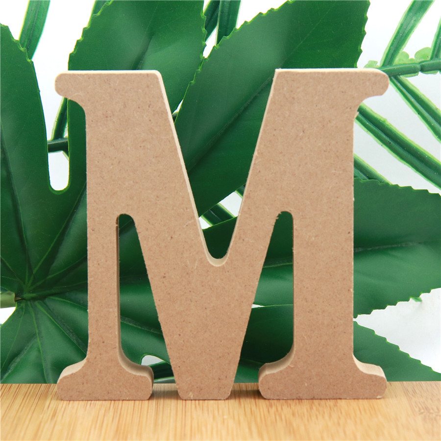 1pc 10cm 나무 색 나무 문자 알파벳 DIY 단어 - Art Craft Letter A 리뷰 및 가격