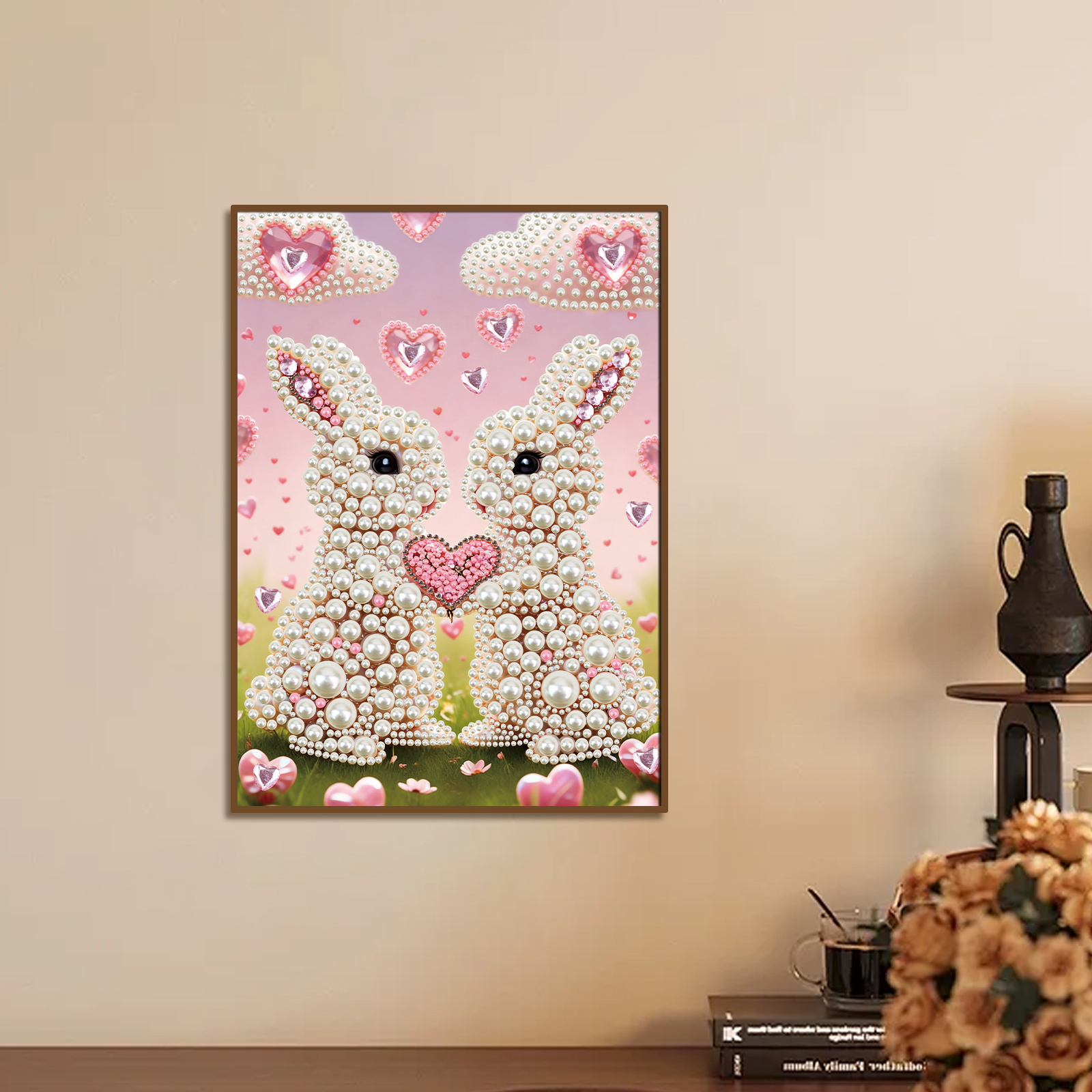 DIY 진주 다이아몬드 아트 페인팅 키트 (성인 초보자 - Art Craft Rabbit 리뷰 및 가격