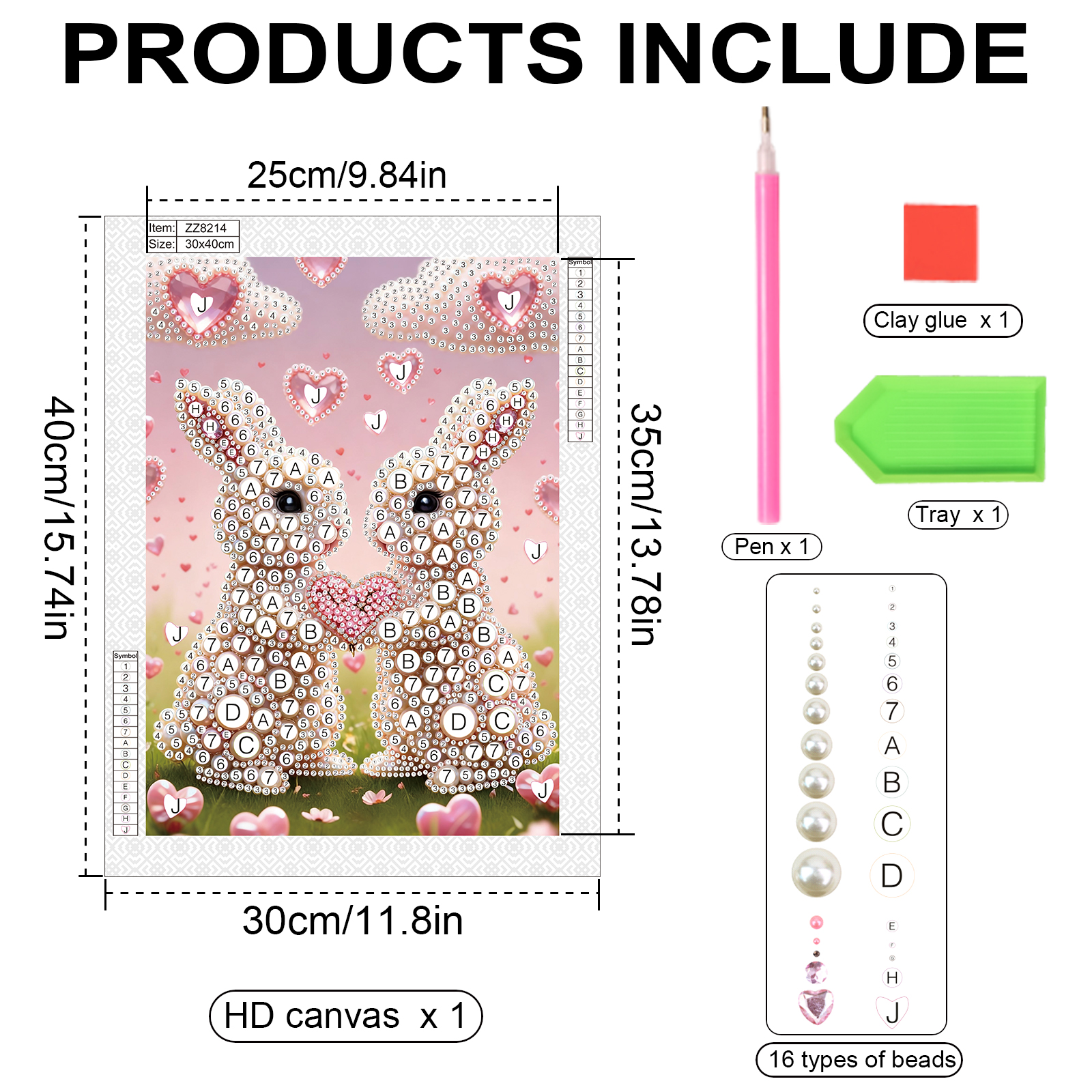 DIY 진주 다이아몬드 아트 페인팅 키트 (성인 초보자 - Art Craft Rabbit 리뷰 및 가격