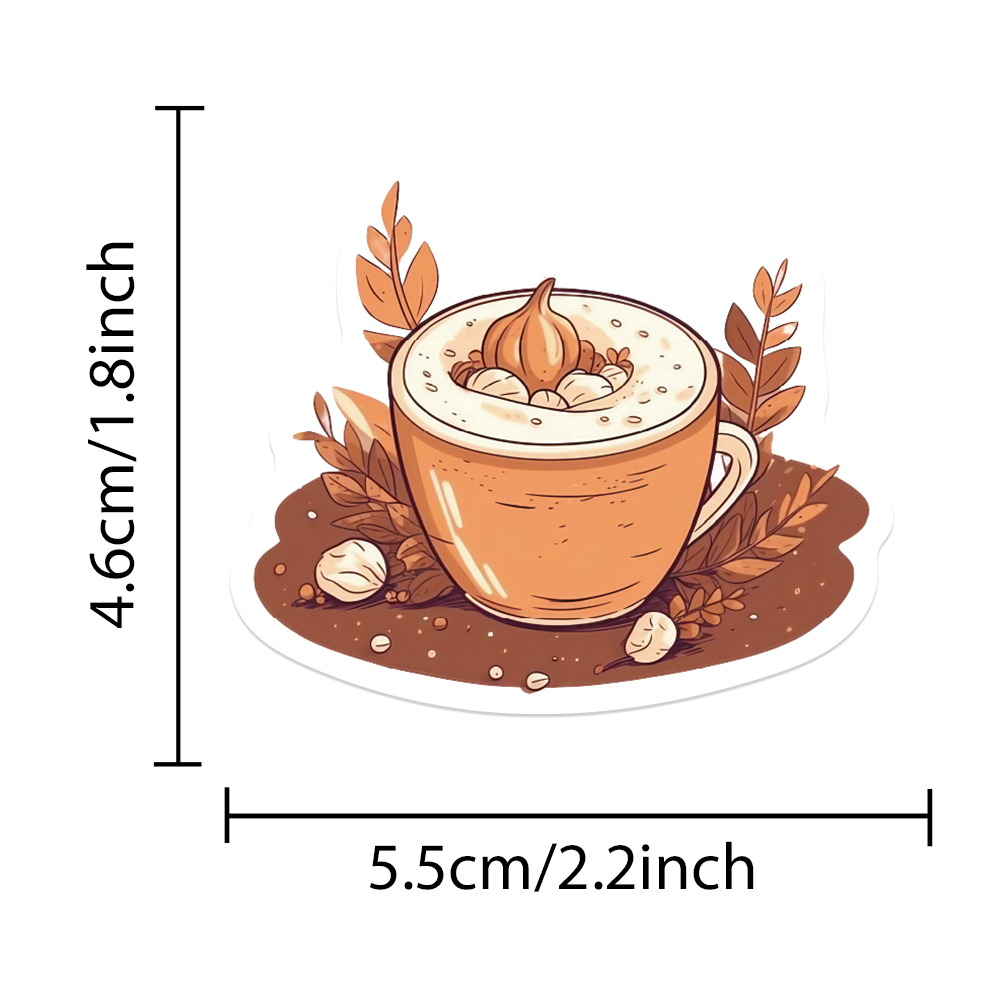 50개 귀여운 가을 스티커 스크랩북 노트북 휴대폰 여행 - Art And Craft Autumn 리뷰 및 가격