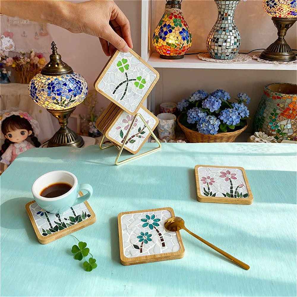 DIY 모자이크 컵받침 재료 키트, 창의적인 수제 내열 - Art Craft Cup 리뷰 및 가격