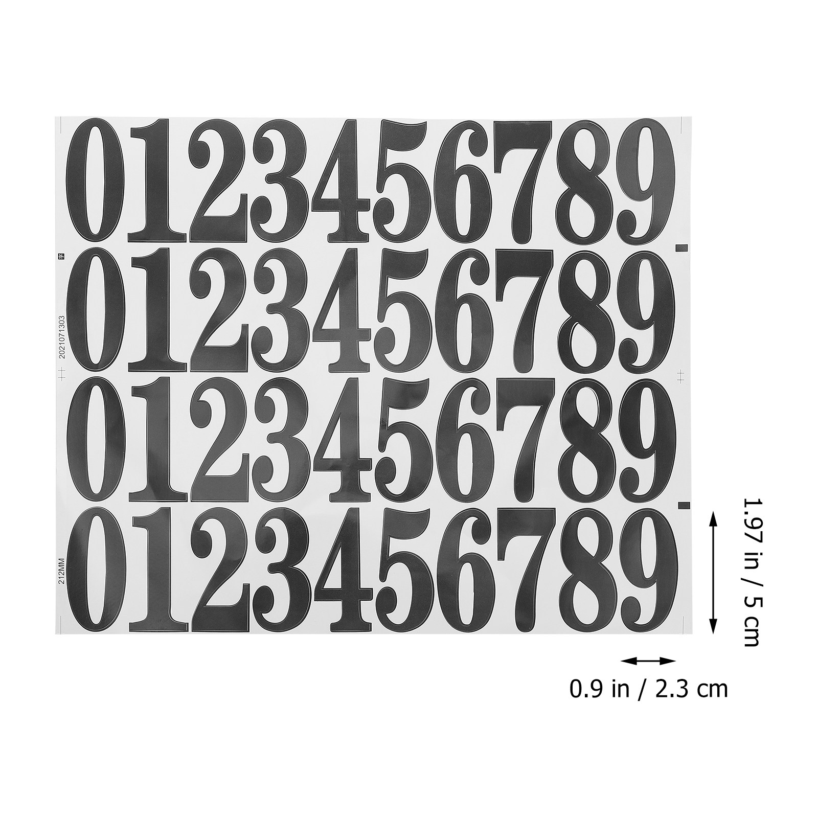 5장 방수, 내유성, 찢김 방지 PVC 스티커 우편함  - Art Craft Number 리뷰 및 가격