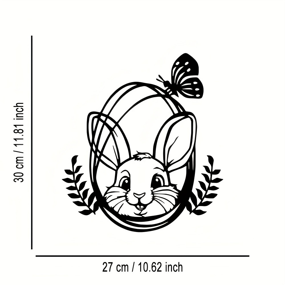CIFBUY 금속 벽 예술 보헤미안 토끼 조각품, 거실 - Art Craft Rabbit 리뷰 및 가격