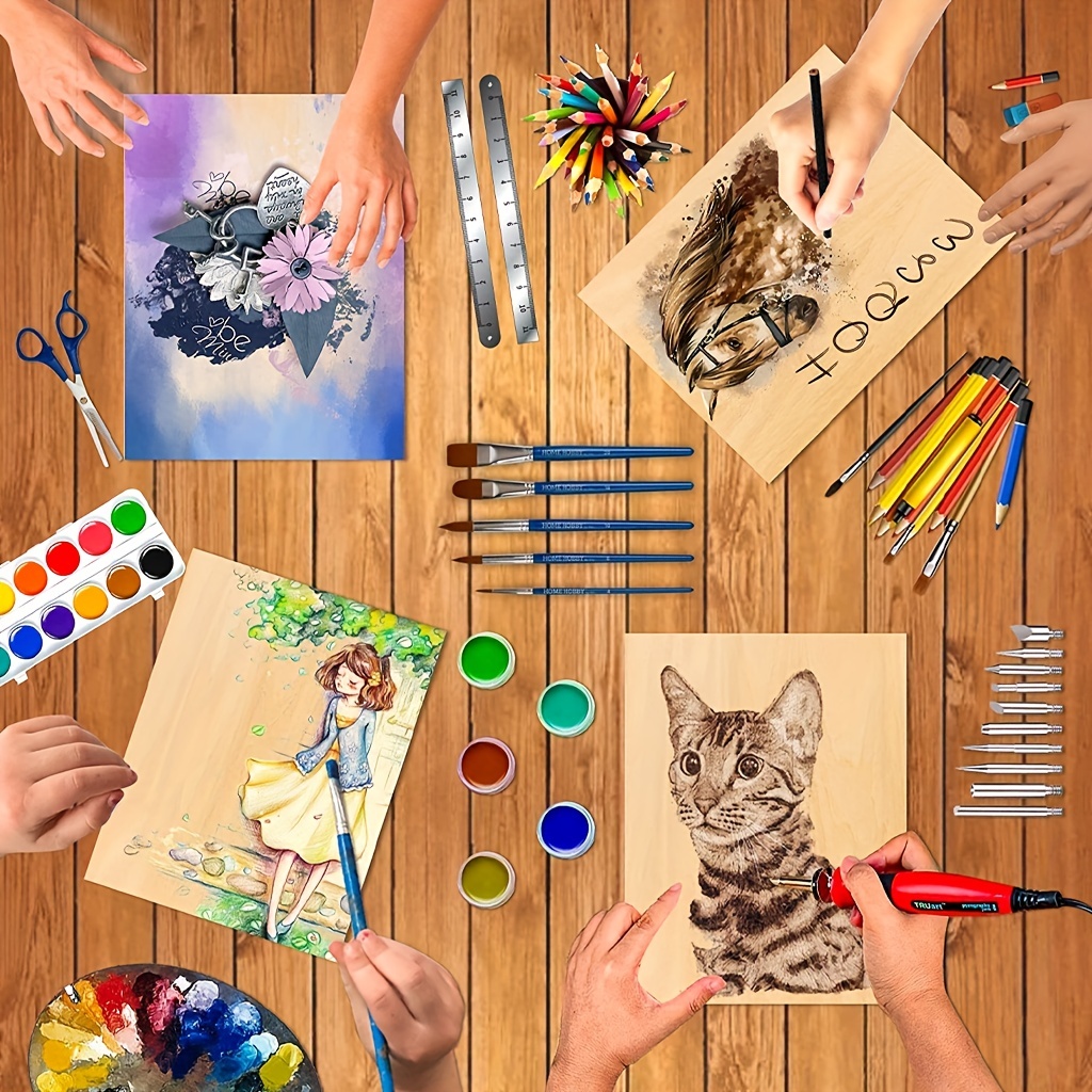 미완성 목재 48/32/16/8/4개, 6 x 6인치/ - Art X Craft 리뷰 및 가격