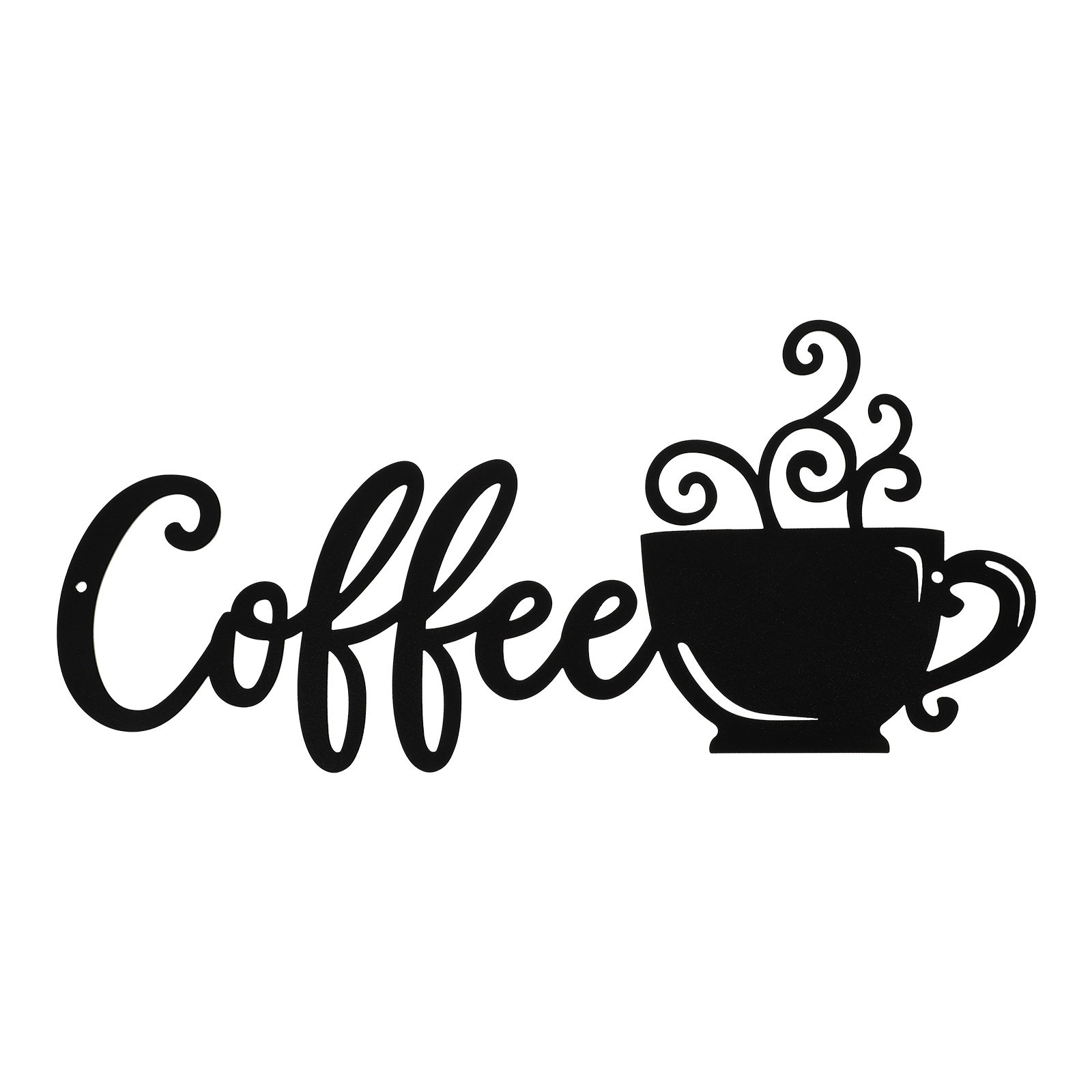 1세트 커피잔 패턴 벽걸이 철제 공예품 블랙 예술적 홈 - Art Craft Cup 리뷰 및 가격