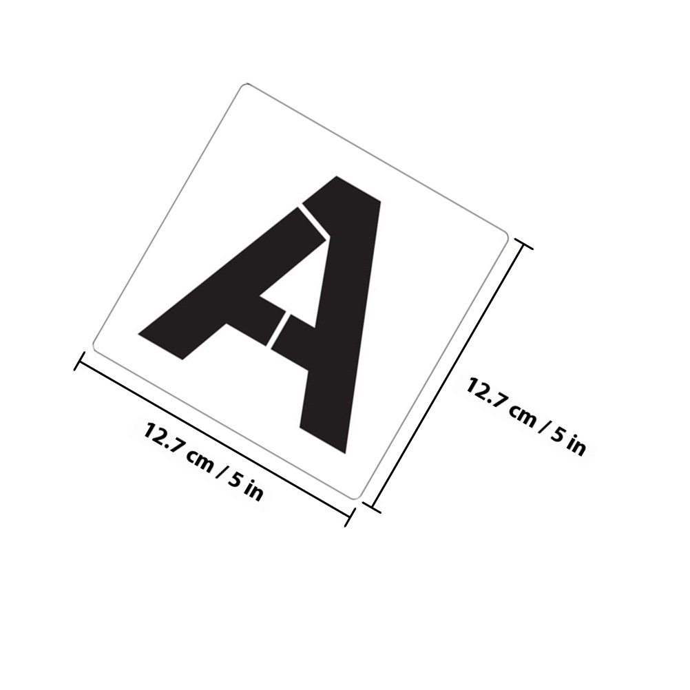 36Pcs 알파벳 숫자 페인팅 스텐실 DIY 아트 공예 - Art Craft Letter A 리뷰 및 가격