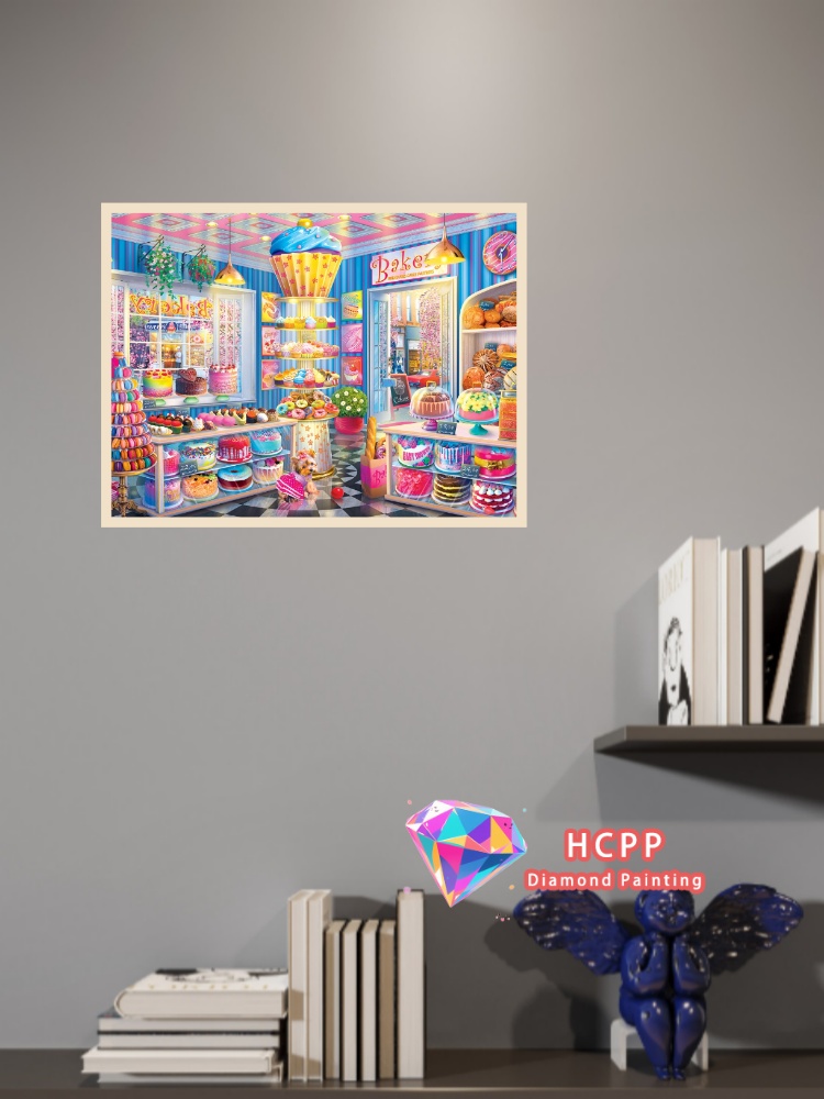 컵케이크 베이커리 다이아몬드 페인팅 키트 사각형/원형  - Art Craft Bakery 리뷰 및 가격