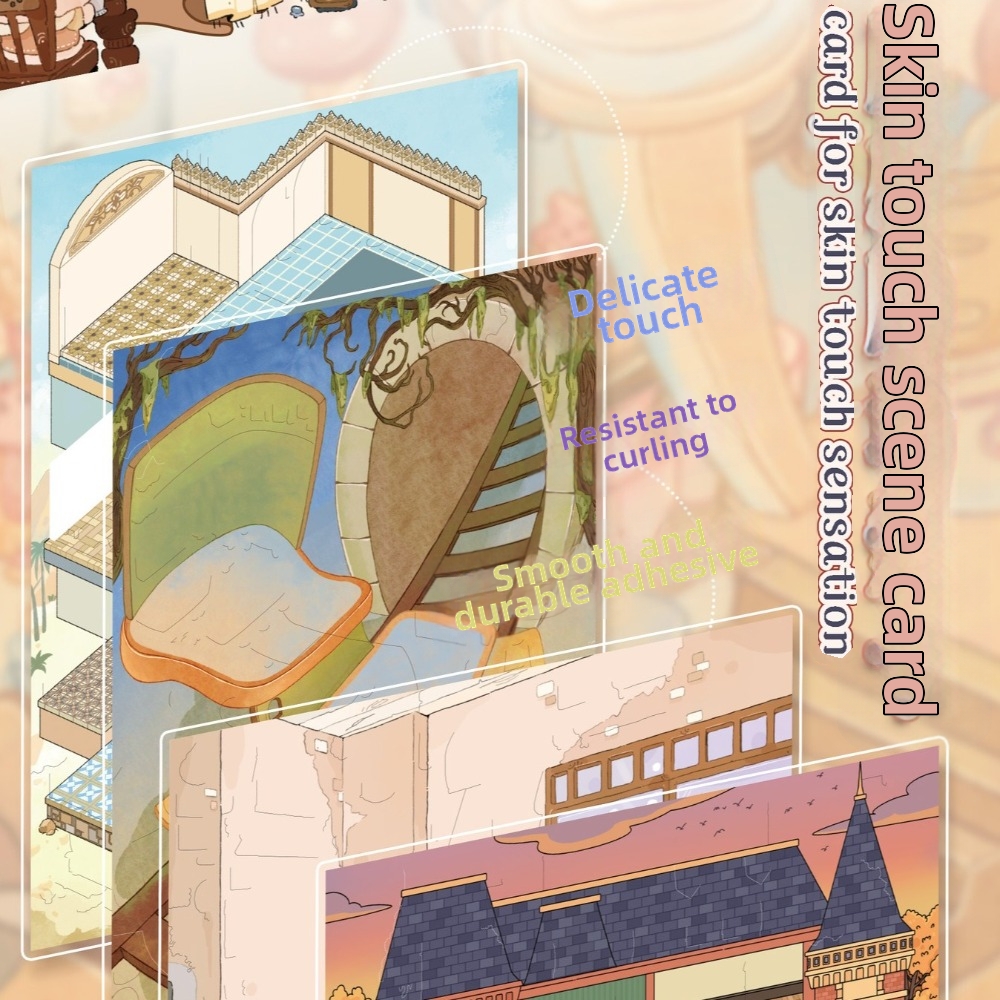 3.0 PET 스크랩북 스티커 대형 사이즈 성 연회 3 - Art Craft Bakery 리뷰 및 가격