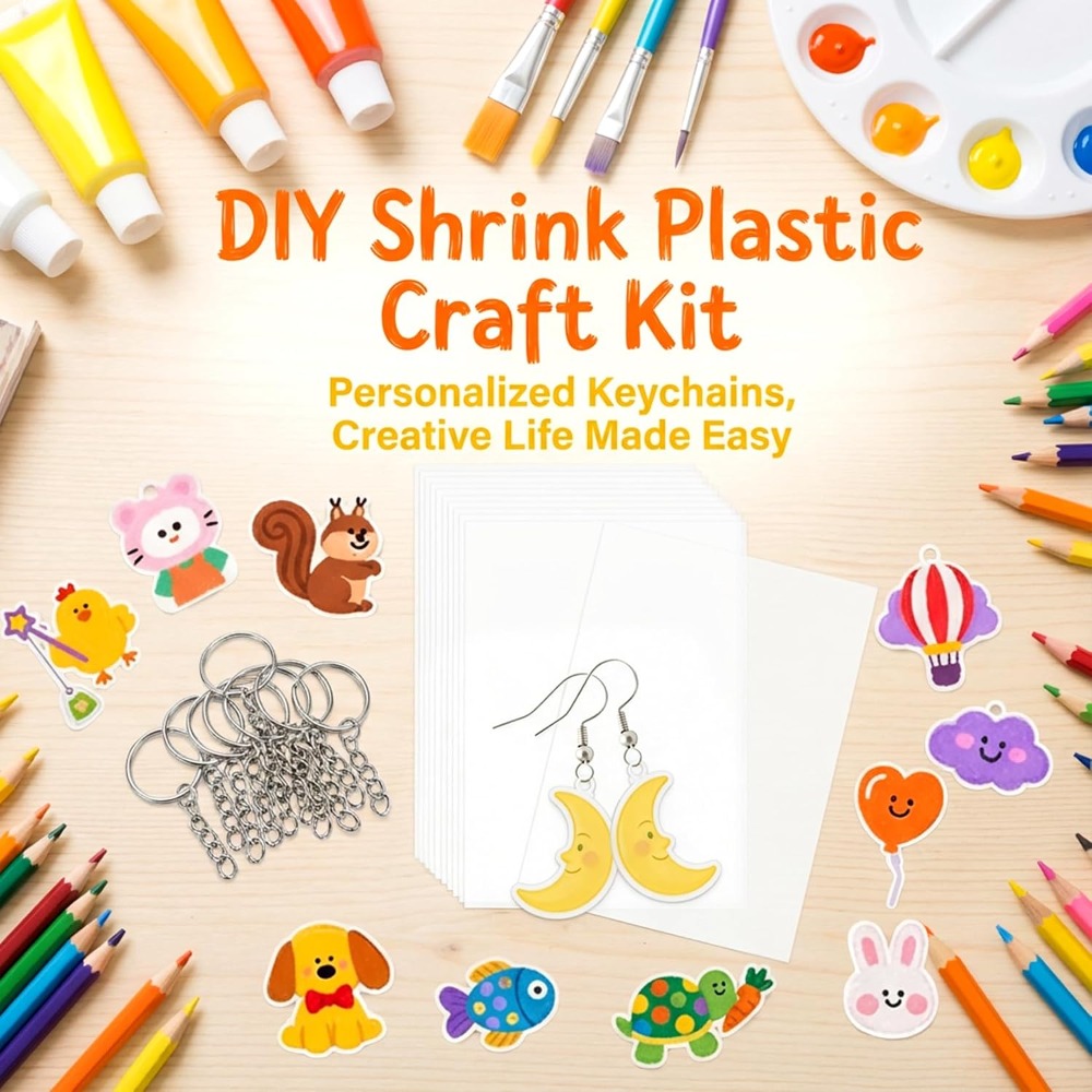 22개 수축 필름 시트 DIY 키체인 제작 크리스마스  - Art X Craft 리뷰 및 가격