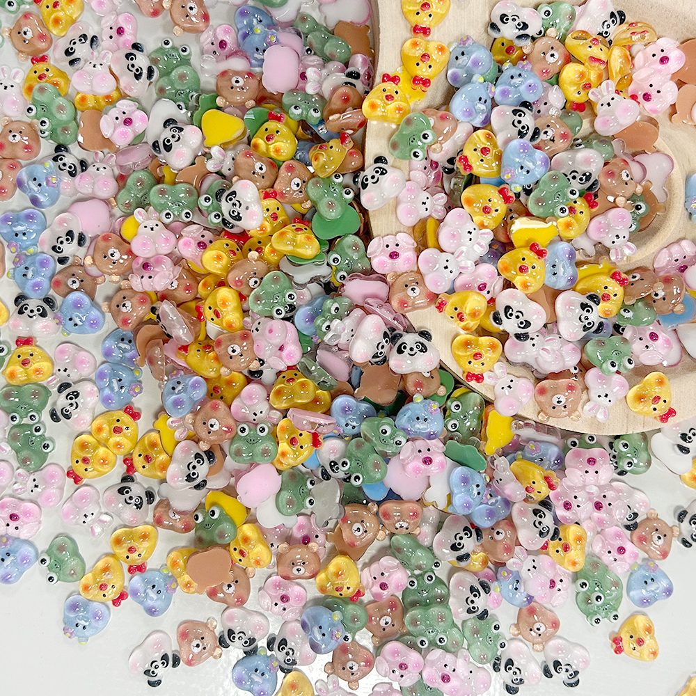 표현 동물 수지 네일 아트 참 만화 귀여운 귀 토끼,  - Art Craft Rabbit 리뷰 및 가격