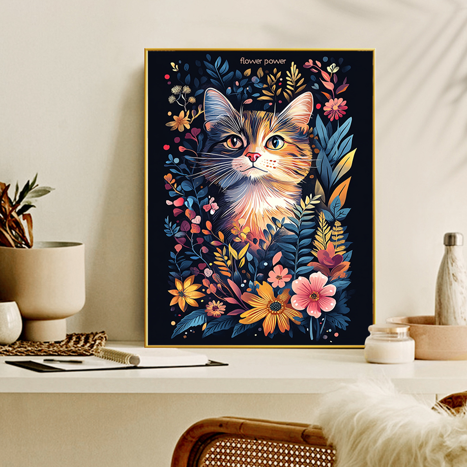 숫자로 GATYZTORY 그림 그리기 고양이 꽃 동물  - Art Craft Number 리뷰 및 가격