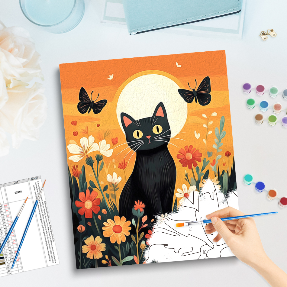 숫자로 GATYZTORY 그림 그리기 고양이 꽃 동물  - Art Craft Number 리뷰 및 가격
