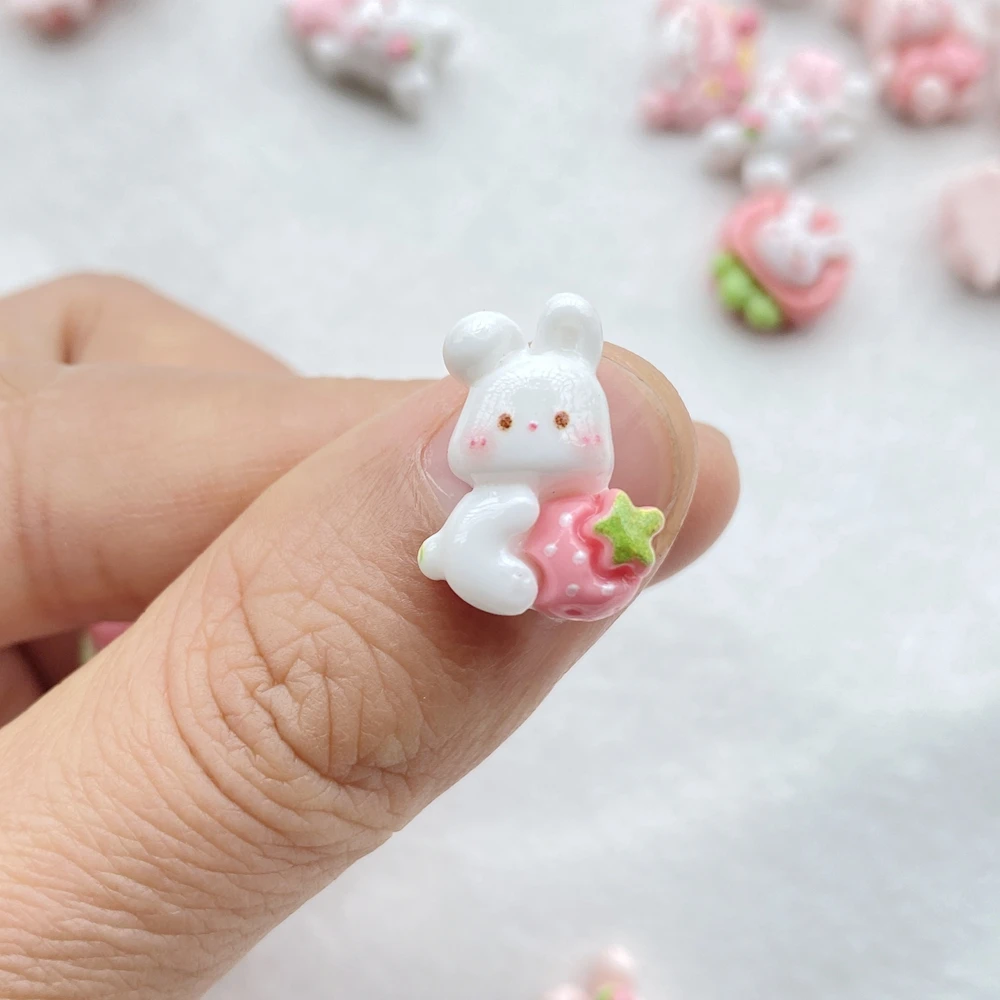 30개 레진 컬러풀 미니 만화 무채꿀채 토끼, 소녀 플 - Art Craft Rabbit 리뷰 및 가격