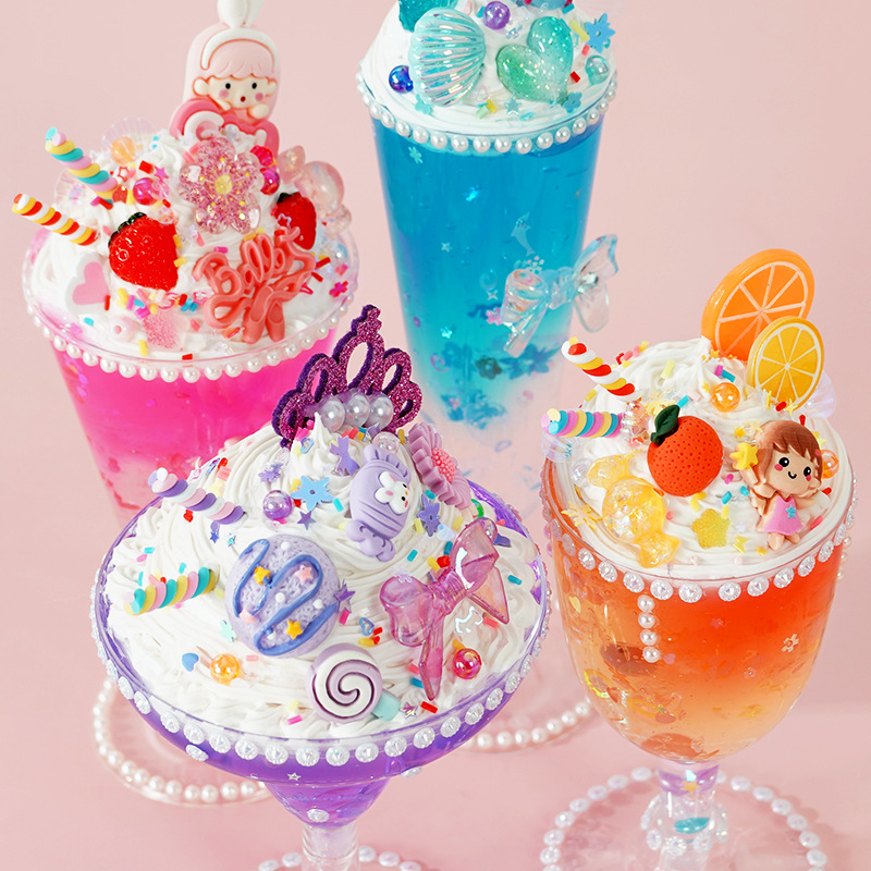 DIY 크림 글루 아이스크림 컵 키트 시뮬레이션 주스  - Art Craft Cup 리뷰 및 가격