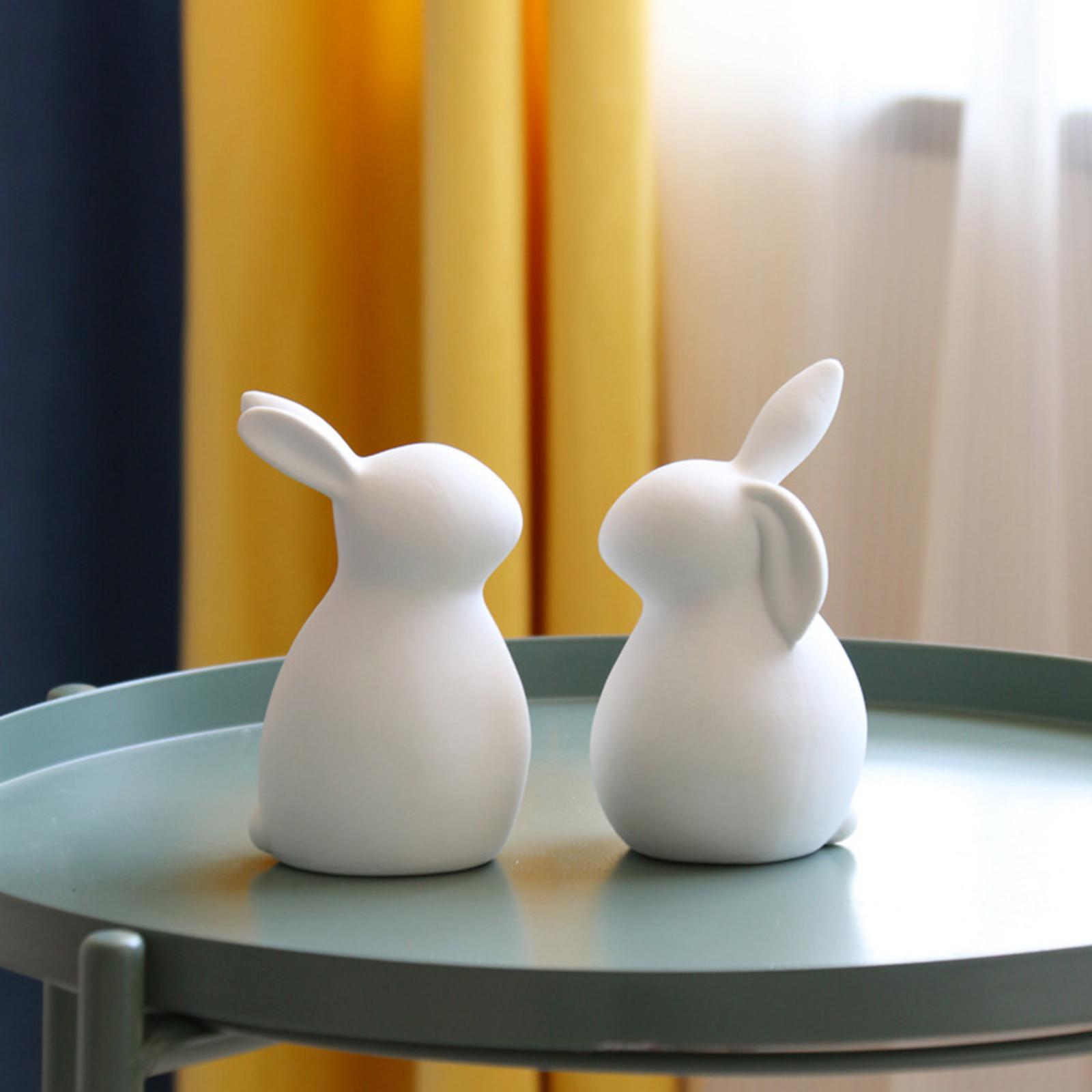 부활절 토끼 피규어 현대 미술 세라믹 공예품 토끼 조각 - Art Craft Rabbit 리뷰 및 가격