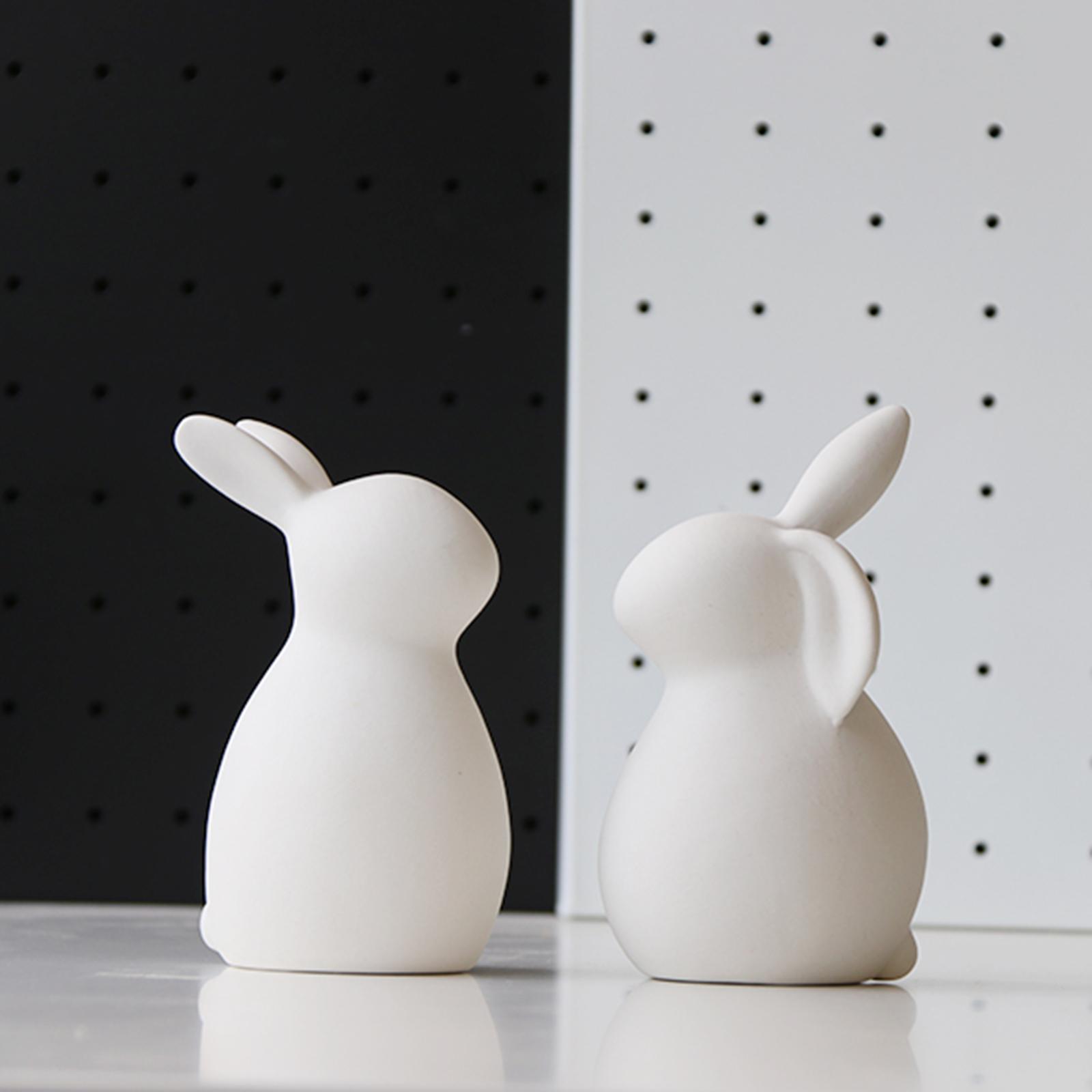 부활절 토끼 피규어 현대 미술 세라믹 공예품 토끼 조각 - Art Craft Rabbit 리뷰 및 가격