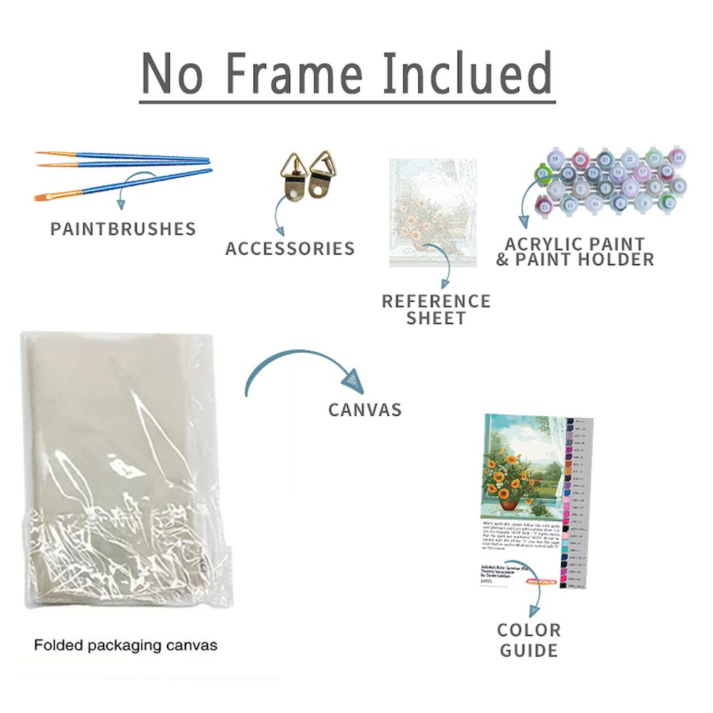 숫자로 PhotoCustom 유화 숫자로 Hand채색  - Art Craft Number 리뷰 및 가격