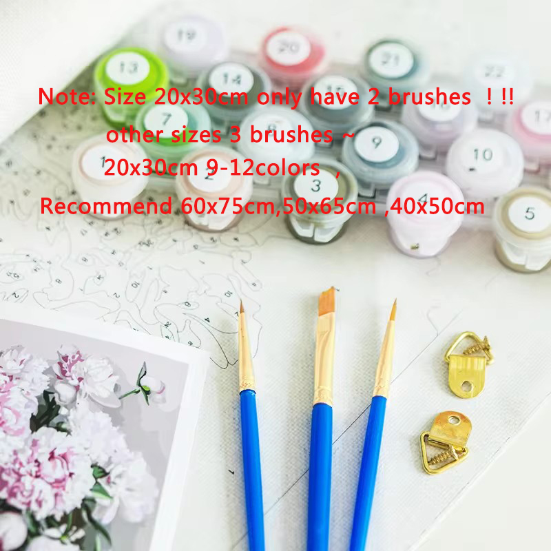 숫자로 PhotoCustom 유화 숫자로 Hand채색  - Art Craft Number 리뷰 및 가격