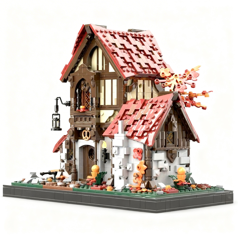 2006피스 MOC 중세 판타지 베이커리 - 모듈형 성 - Art Craft Bakery 리뷰 및 가격