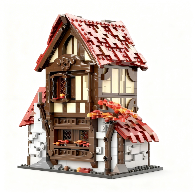 2006피스 MOC 중세 판타지 베이커리 - 모듈형 성 - Art Craft Bakery 리뷰 및 가격