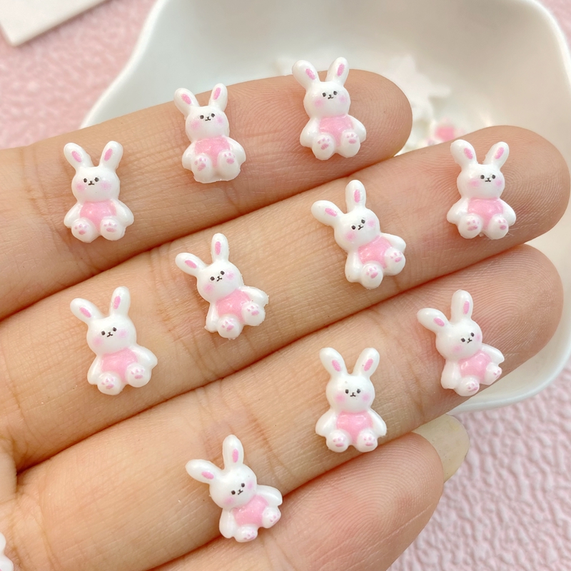 50Pcs 새로운 혼합 네일 아트 수지 사랑스러운 토끼 - Art Craft Rabbit 리뷰 및 가격