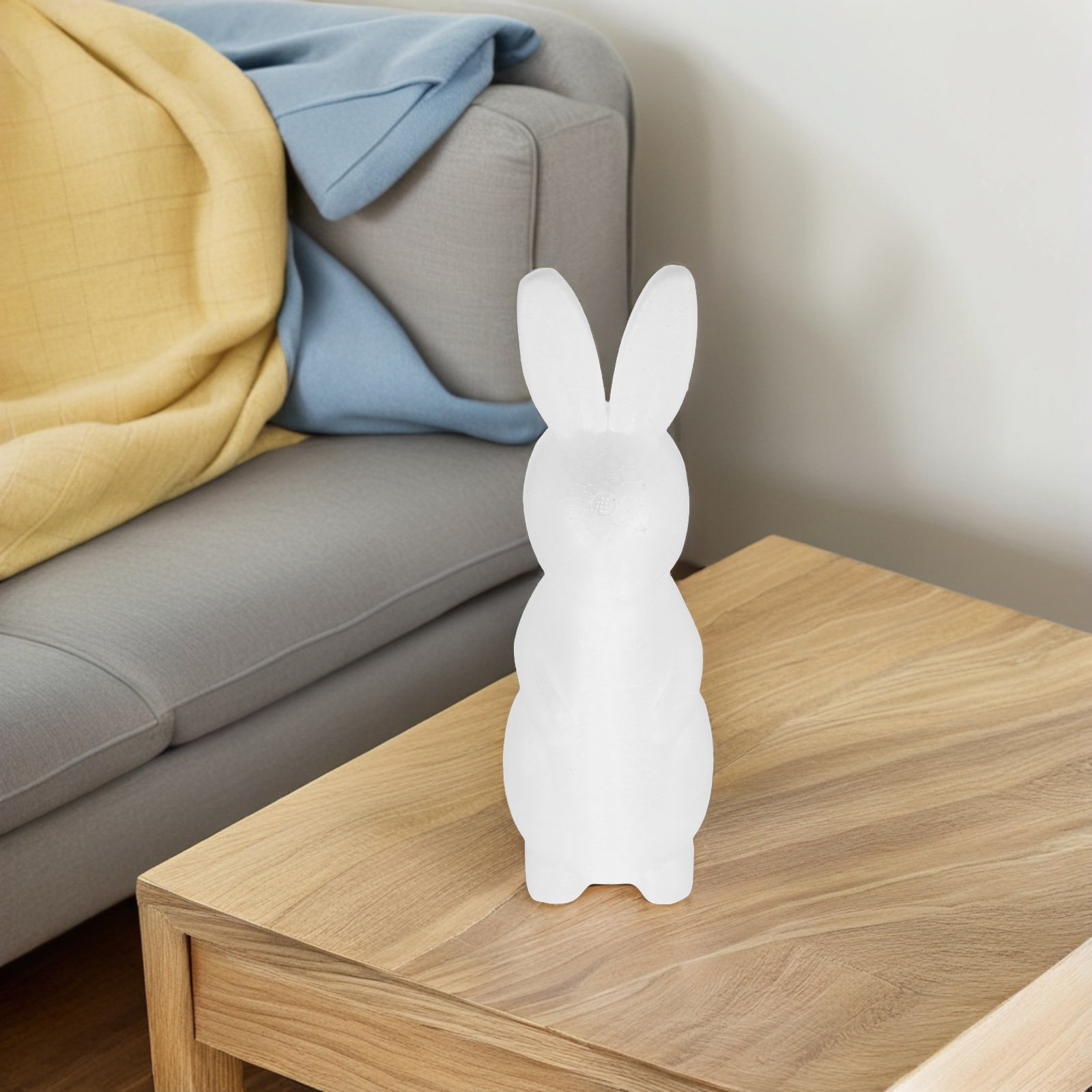 2Pcs 거품 토끼 공예 흰색 DIY 폴리스티렌 모양  - Art Craft Rabbit 리뷰 및 가격