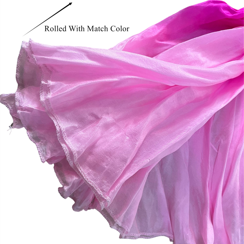 양면 댄스 팬 베일 한 쌍 100% 실크 플로위 핸드  - Silk Painting Dye 리뷰 및 가격