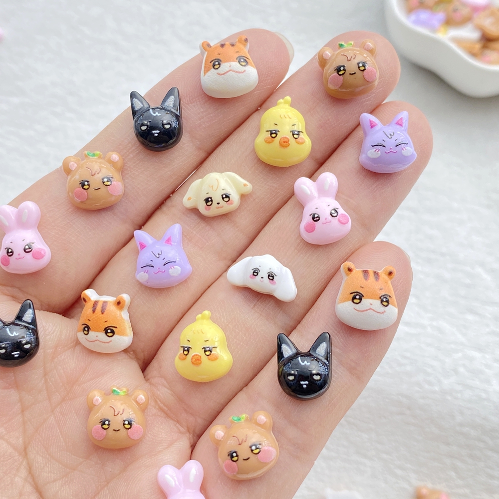 50개 혼합 레진 만화 미니 고양이, 토끼, 강아지,  - Art Craft Rabbit 리뷰 및 가격