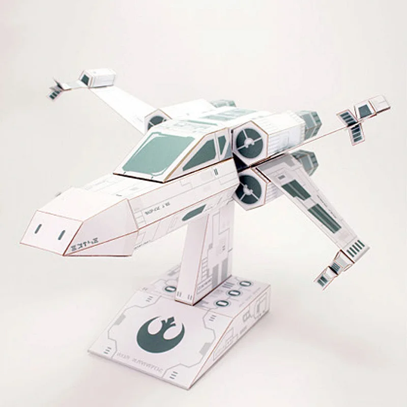 X-WING 전투기 백서 모델 미니 3D 큐브 그림 P - Art X Craft 리뷰 및 가격